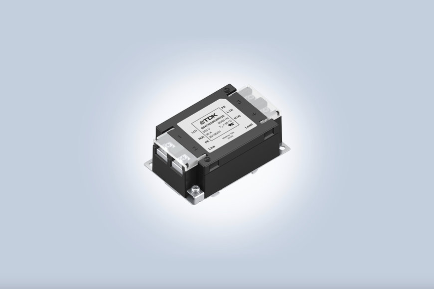 TDK PRESENTS SINGLE-PHASE EMI FILTERS FOR DIN RAIL THAT CAN BE USED ALSO IN DC APPLICATIONS
